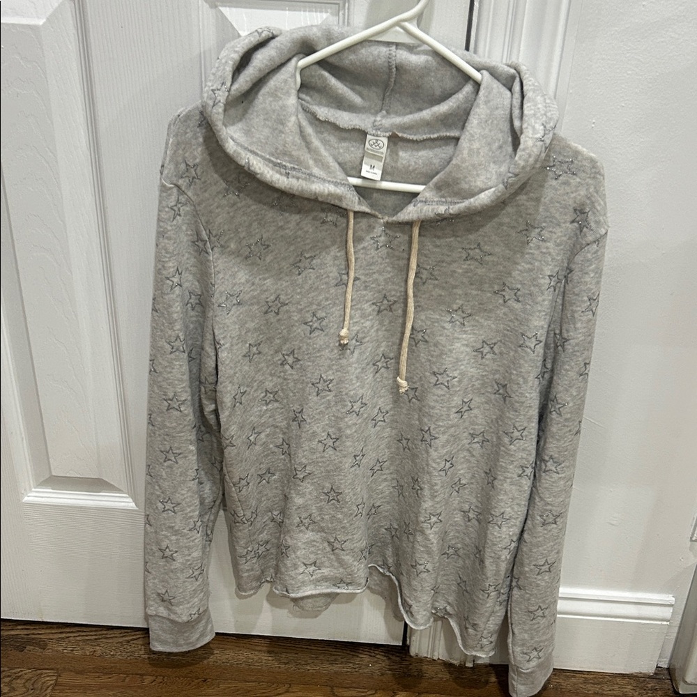 Alternative Heather Gray Star Hoodie